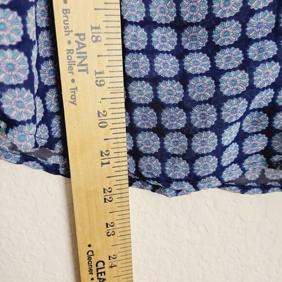 Scooter Brown Big Girls Sz 14 Shirt Button Up Roll Tab Sleeves Lace Details VGC - Picture 4 of 9